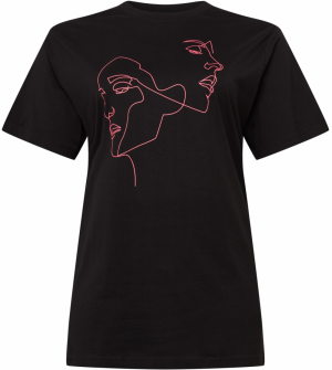 Mister Tee Tričko 'One Line'  čierna