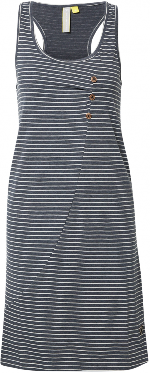 alife & kickin Šaty 'CamyAK'  dymovo modrá / biela