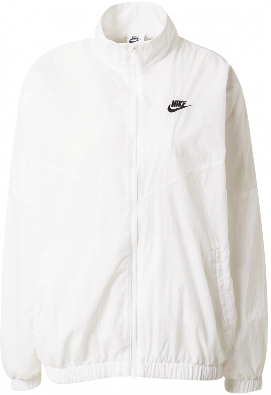 Nike Sportswear Športová bunda  čierna / biela