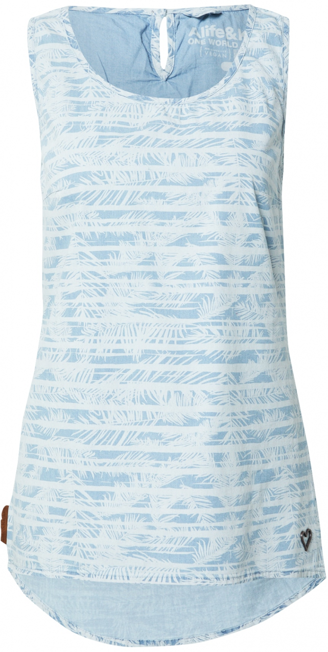 alife & kickin Top 'Karla'  modrá denim / pastelovo modrá