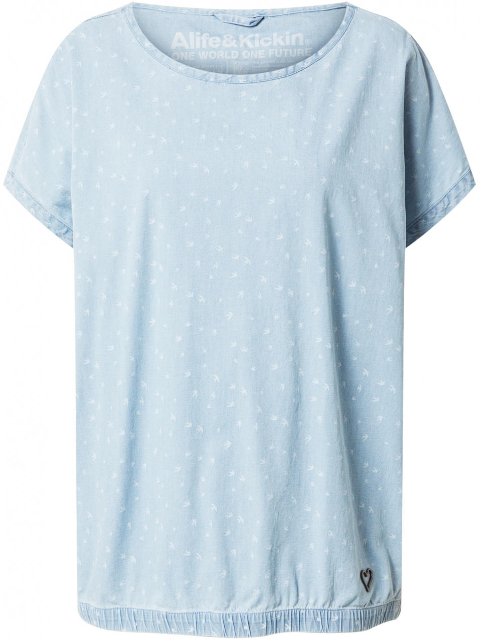 alife & kickin Tričko 'SunoAK'  nebesky modrá / svetlomodrá
