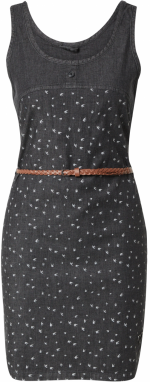 alife & kickin Letné šaty 'DoiaAK'  čierna / biela