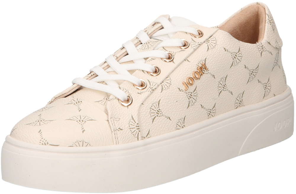 JOOP! Nízke tenisky 'Cortina New Daphne'  zlatá / farby bahna / šedobiela