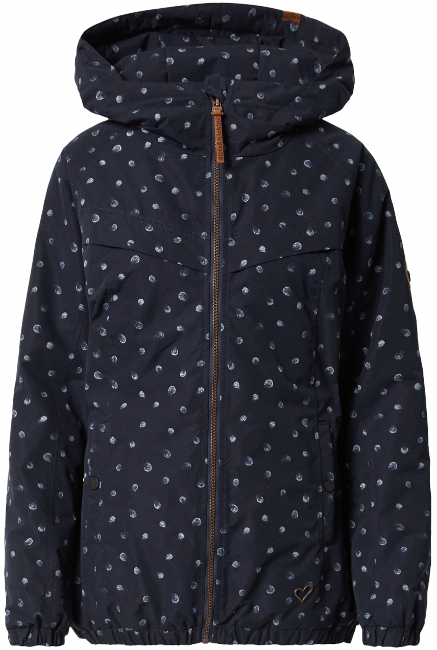 alife & kickin Prechodná bunda 'Black MambaAK'  námornícka modrá / biela