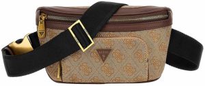 GUESS Ľadvinka 'MILANO SMART COMPACT BUM BAG'  béžová / hnedá
