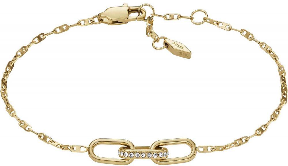 FOSSIL Náramok  zlatá / priehľadná