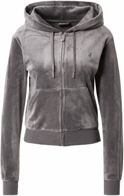 Juicy Couture Tepláková bunda 'Robertson'  grafitová