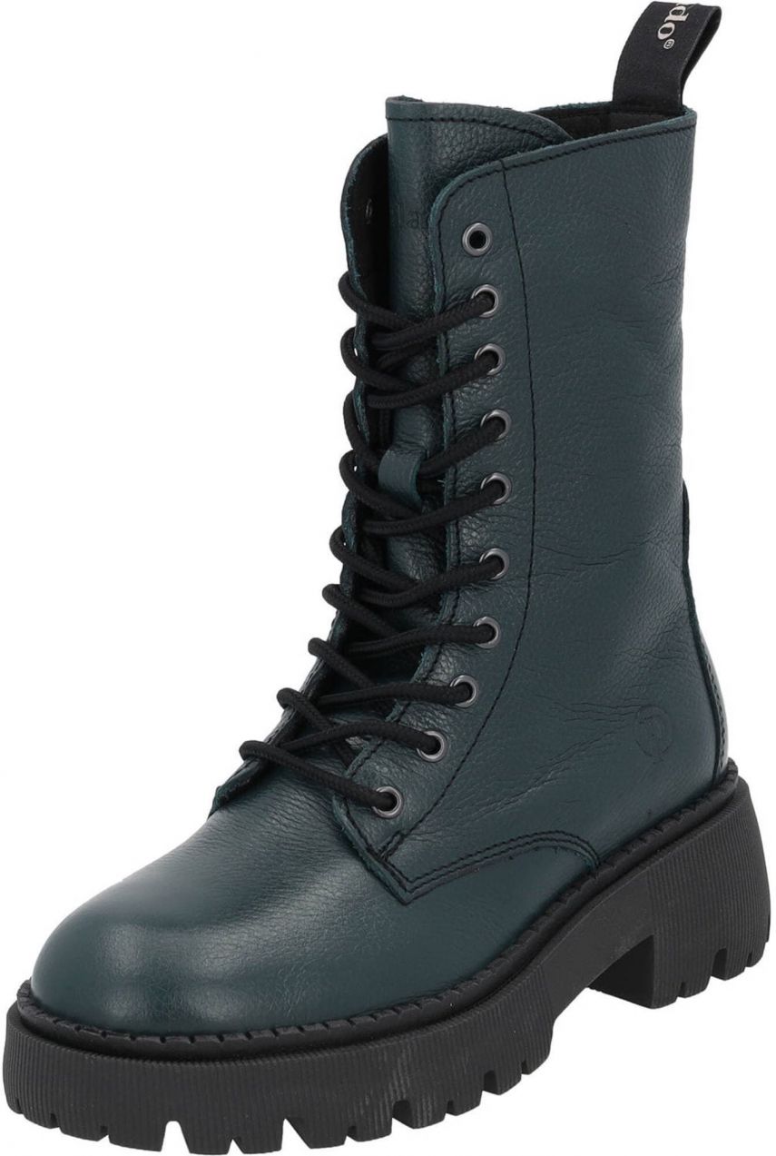 Palado Šnurovacie členkové čižmy 'Delos'  tmavozelená