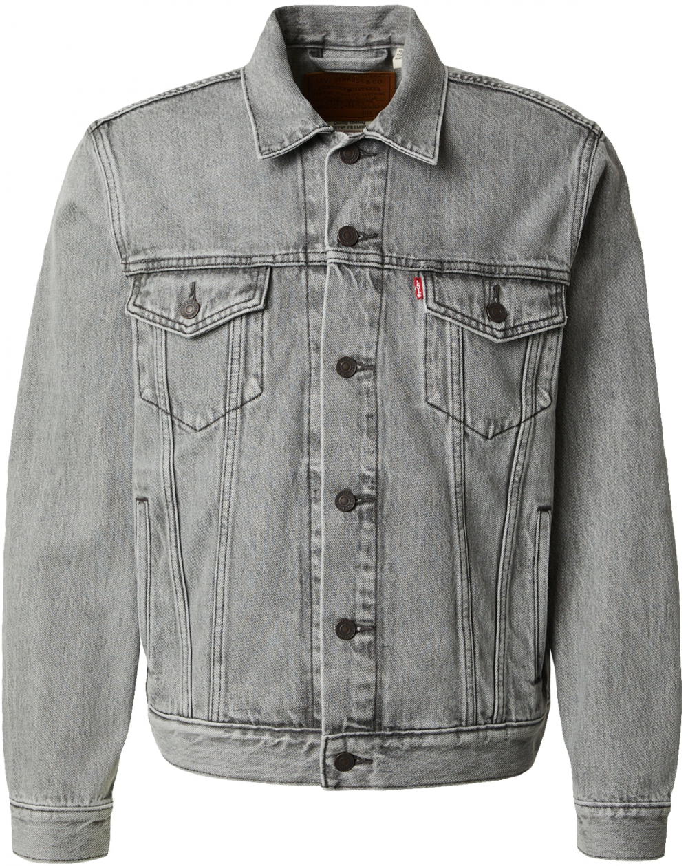 LEVI'S ® Prechodná bunda 'Trucker Jacket'  sivý denim