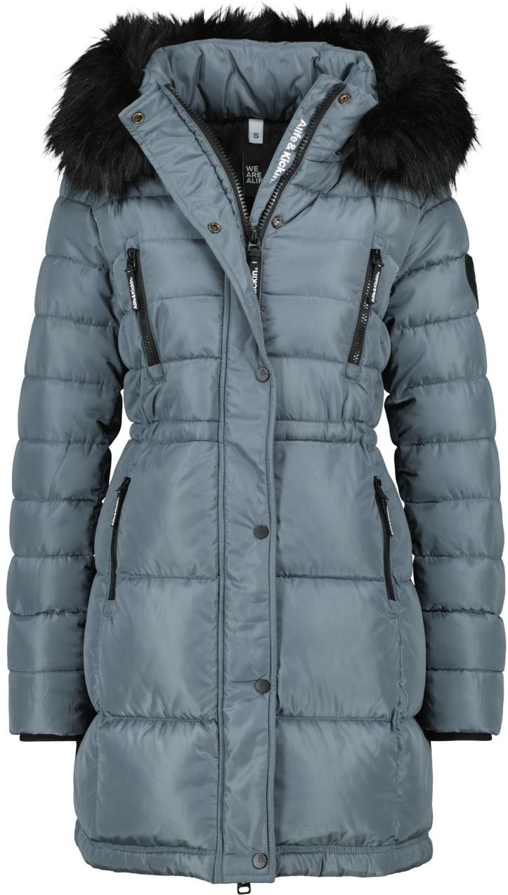 alife & kickin Zimný kabát 'NicolaAK A'  dymovo modrá / čierna