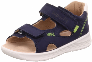 SUPERFIT Sandále 'Lagoon'  tmavomodrá / biela