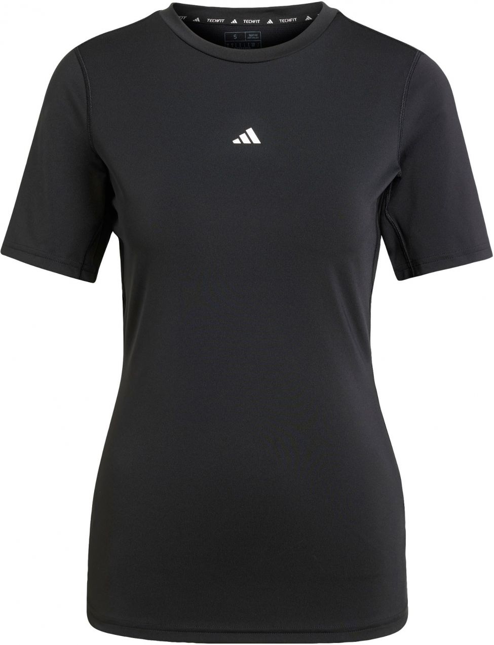 ADIDAS PERFORMANCE Funkčné tričko 'TECHFIT Training'  čierna / biela