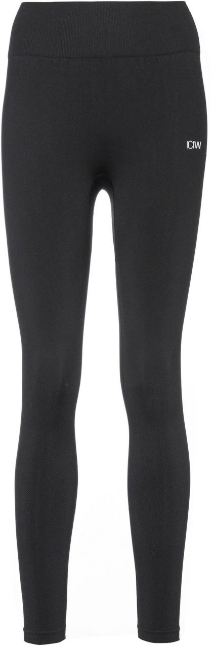 ICANIWILL Športové nohavice  čierna / biela