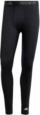 ADIDAS PERFORMANCE Športové nohavice 'TECHFIT Compression Training Long'  čierna / biela