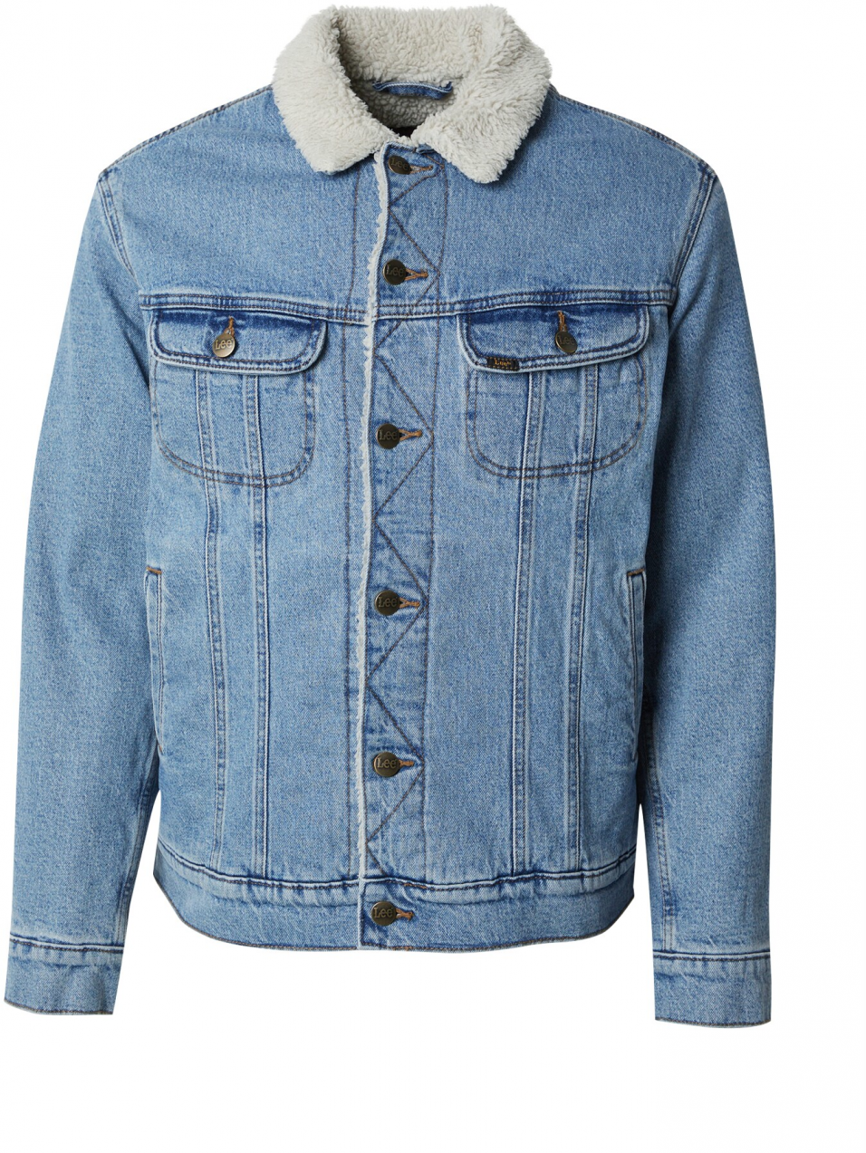 Lee Prechodná bunda  modrá denim