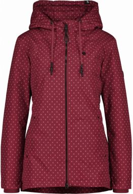 alife & kickin Zimná bunda 'LilouAK'  brusnicová / tmavočervená