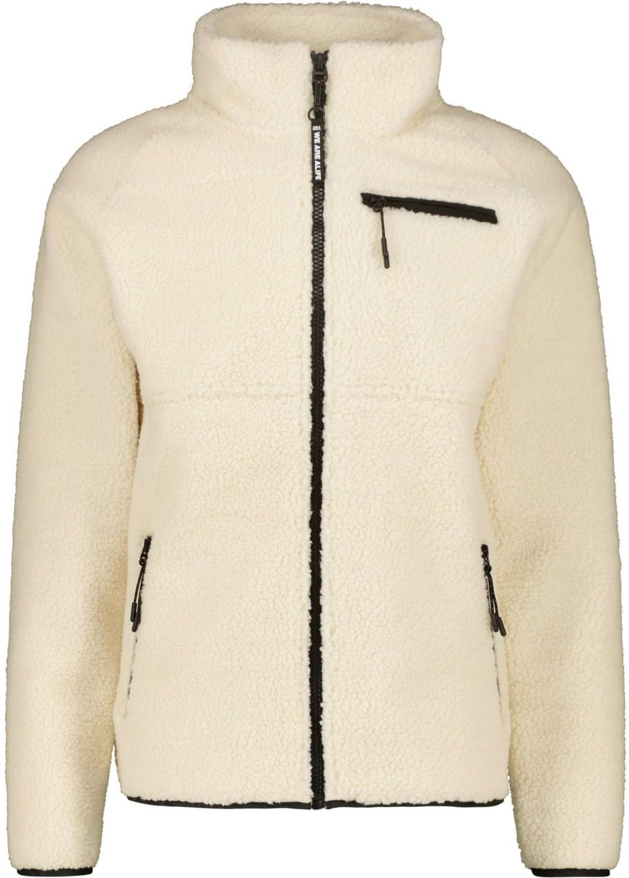 alife & kickin Flisová bunda 'Roc'  biela ako vlna