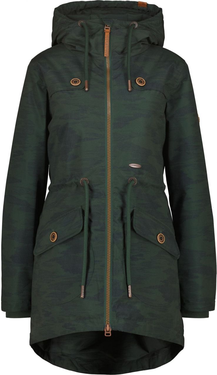 alife & kickin Zimná parka 'Charlotte'  námornícka modrá / nefritová