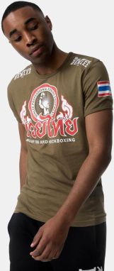 Benlee Funkčné tričko 'Thailand'  kaki / červená / biela