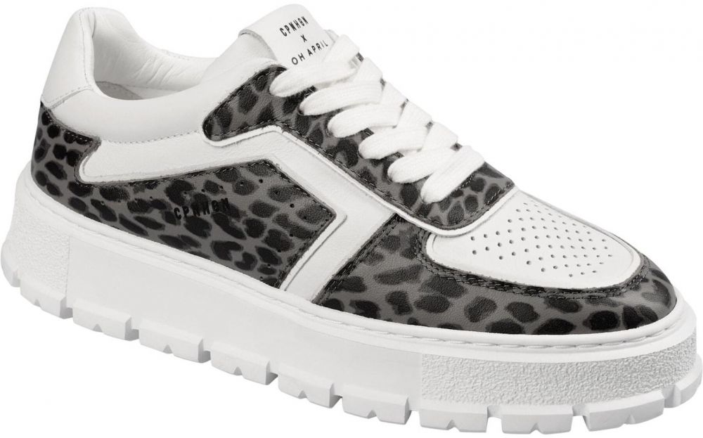 OH APRIL Nízke tenisky  tmavošedá / antracitová / tmavosivá / biela