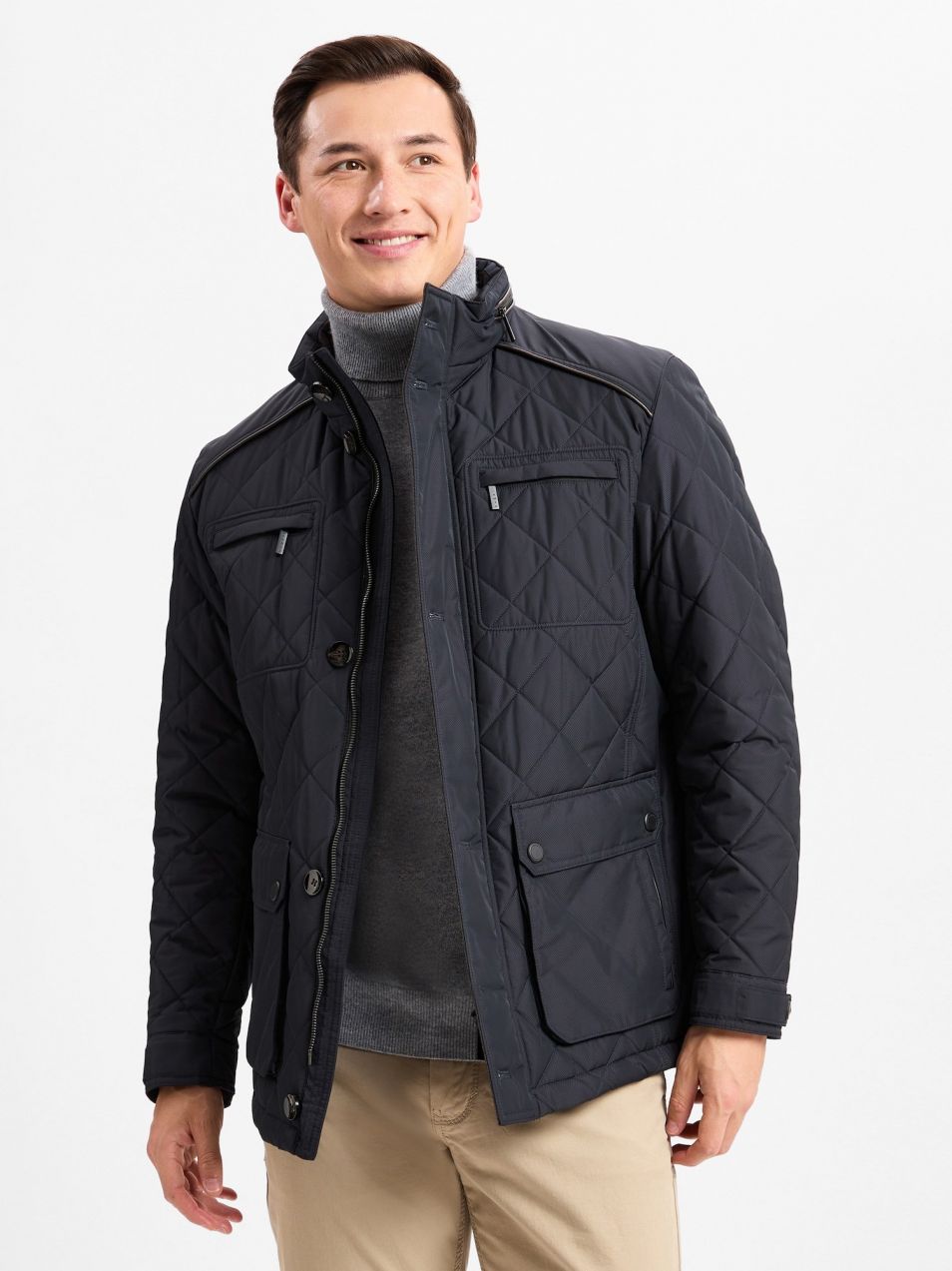 bugatti Prechodná bunda  námornícka modrá