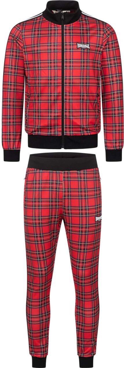 LONSDALE Tréningový komplet 'ROYAL STEWART'  zmiešané farby / červená