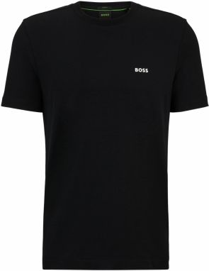 BOSS Tričko  čierna / biela