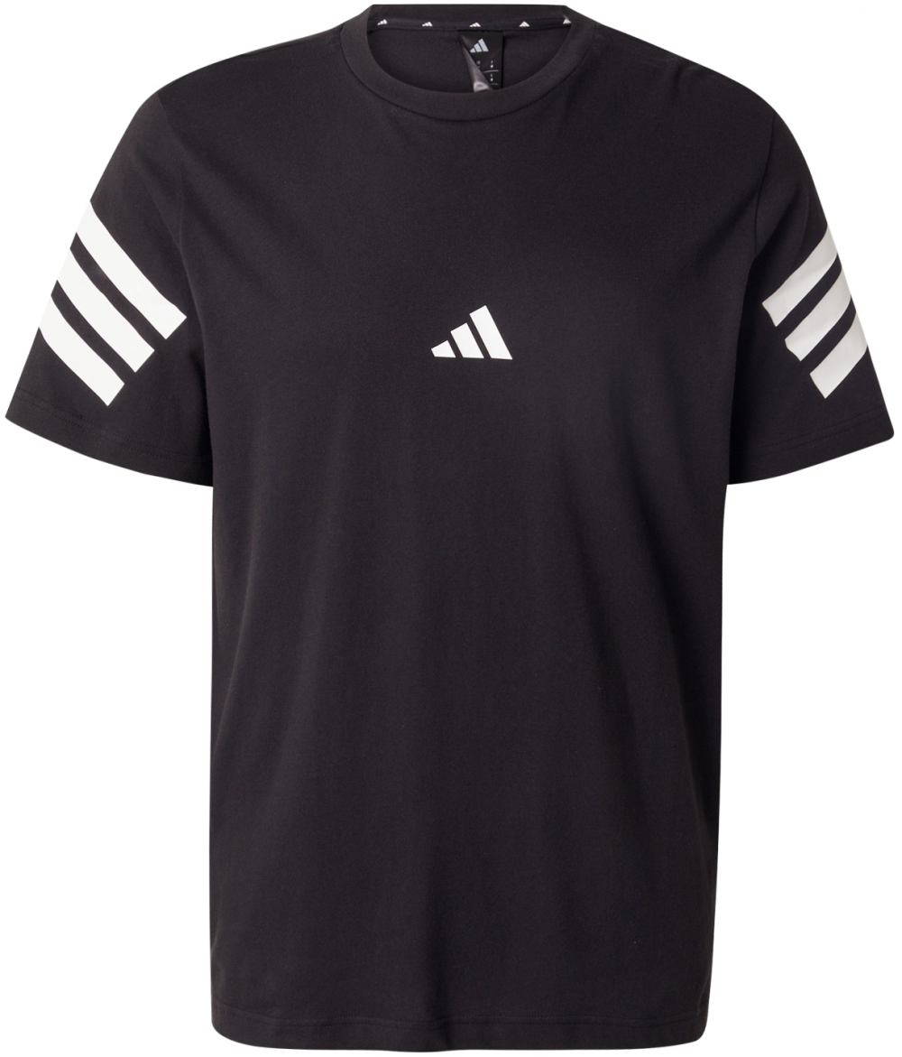 ADIDAS SPORTSWEAR Funkčné tričko 'Future Icons 3S'  čierna / biela