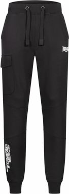 LONSDALE Športové nohavice  čierna / biela