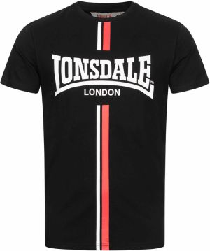 LONSDALE Tričko 'Altandhu'  grenadínová / čierna / biela