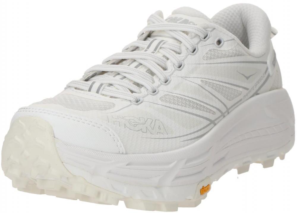 HOKA Poltopánky 'Mafate Speed 2'  sivá / biela