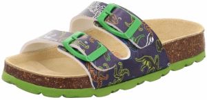 SUPERFIT Sandále  námornícka modrá / hnedá / zelená / svetlozelená