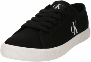 Calvin Klein Nízke tenisky 'ESS'  čierna / biela