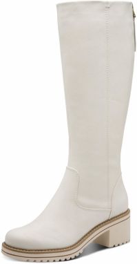 MARCO TOZZI Čižmy  slonová kosť