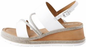 Next Sandále  strieborná / biela