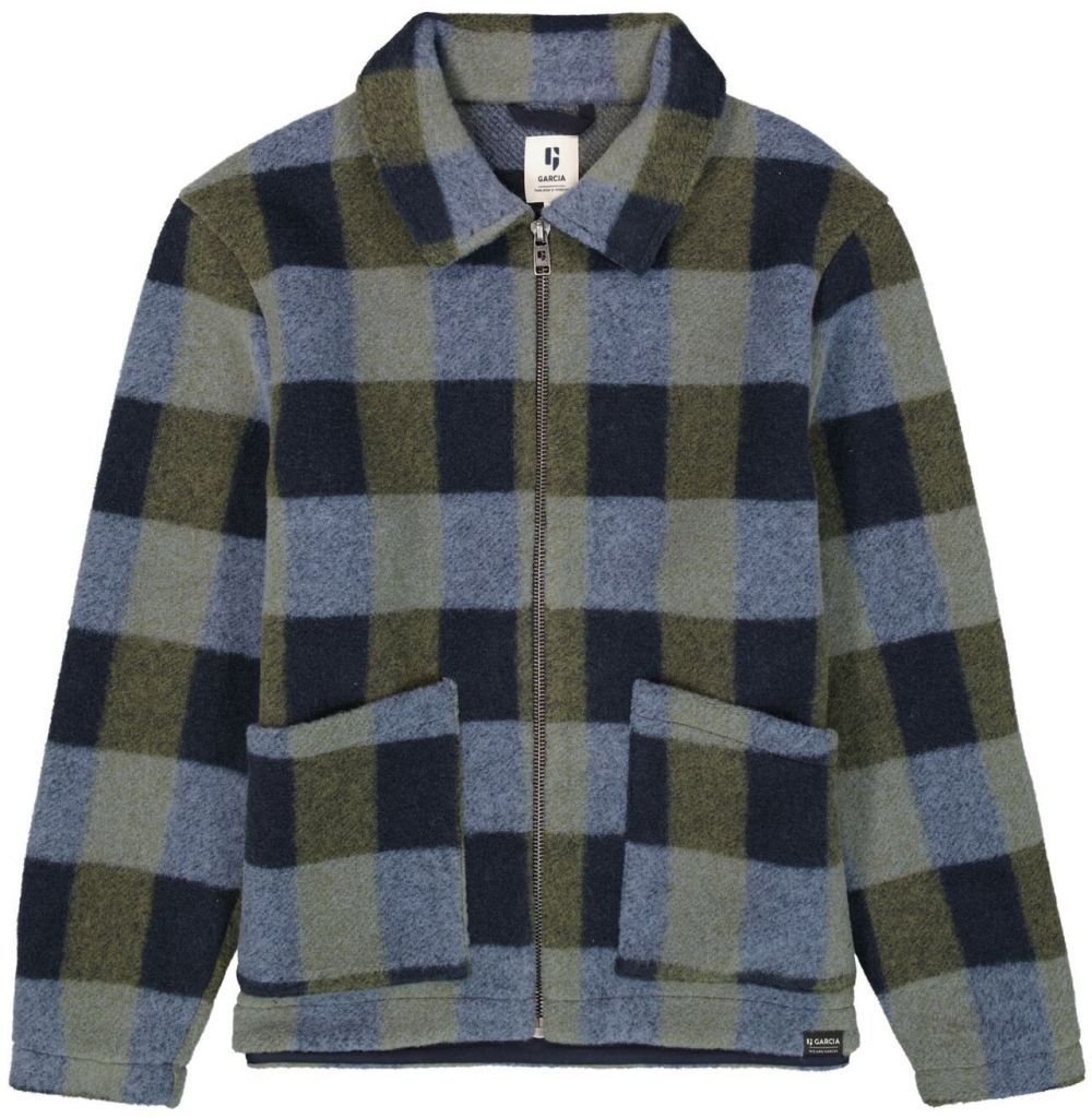 GARCIA Prechodná bunda  kráľovská modrá / kaki / čierna