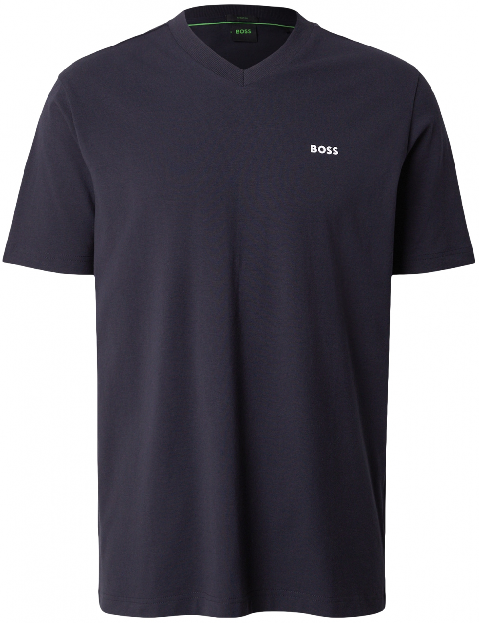 BOSS Tričko  námornícka modrá / biela