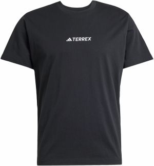 ADIDAS TERREX Funkčné tričko 'Signature AOP Graphic'  oranžová / čierna / biela