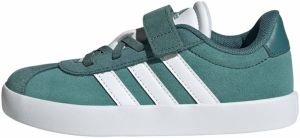 ADIDAS SPORTSWEAR Nízke tenisky 'VL Court 3.0'  smaragdová / biela