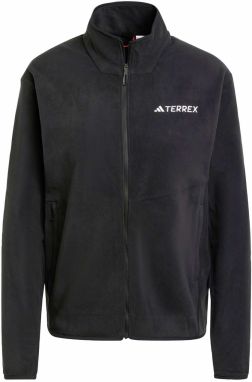 ADIDAS TERREX Funkčná flisová bunda 'Multi Full-Zip Fleece'  čierna / biela