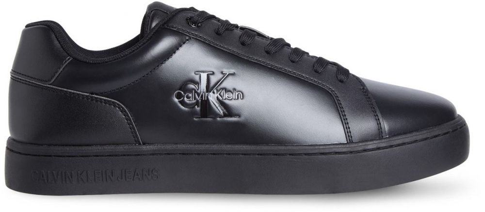 Calvin Klein Nízke tenisky 'CLASSIC'  sivá / čierna