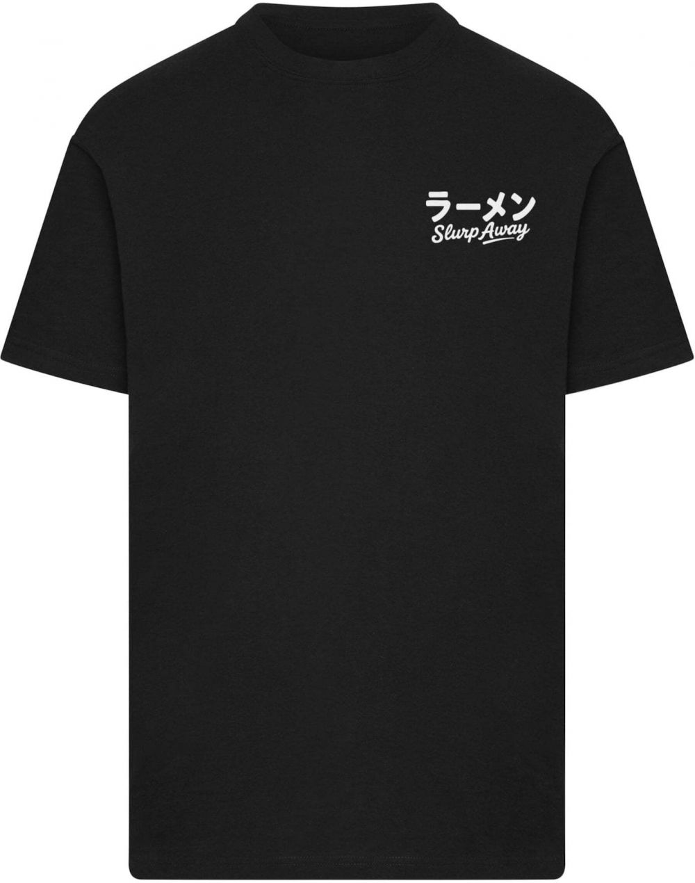 Merchcode Tričko 'Japanese Ramen'  čierna / biela