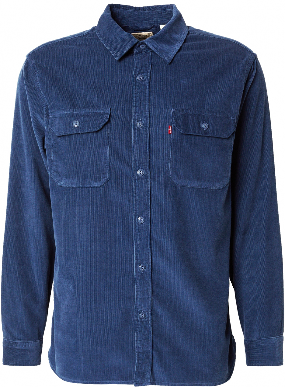 LEVI'S ® Prechodná bunda 'Jackson Worker Corduroy Overshirt'  námornícka modrá