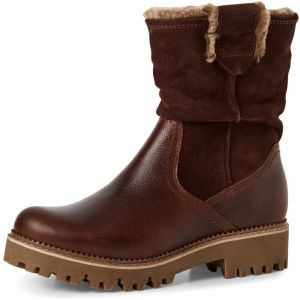 Tamaris Členkové čižmy  tmavohnedá