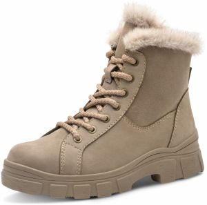 Tamaris Šnurovacie členkové čižmy  béžová