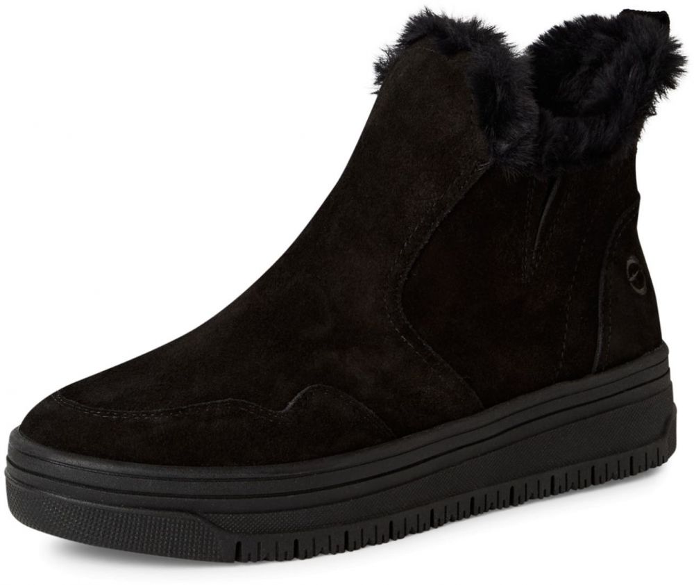 Tamaris Členkové čižmy  čierna