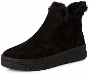 Tamaris Členkové čižmy  čierna