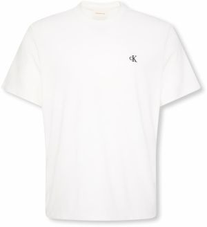 Calvin Klein Jeans Tričko  čierna / biela