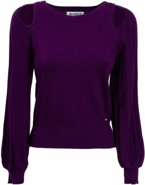 Influencer Sveter  tmavofialová