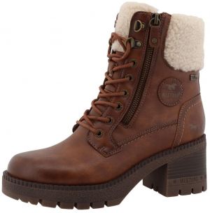 MUSTANG Šnurovacie členkové čižmy 'Caro'  hnedá